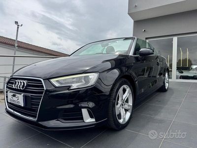 Usata Audi A3 Cabriolet Sport 150 CV (110 kW) 2018 Nero Cabrio