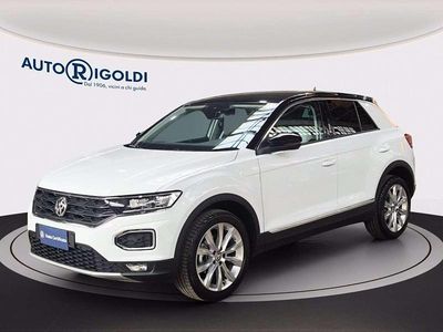 Usata VW T-Roc Style 150 CV (110 kW) 2019 Pure white nero SUV