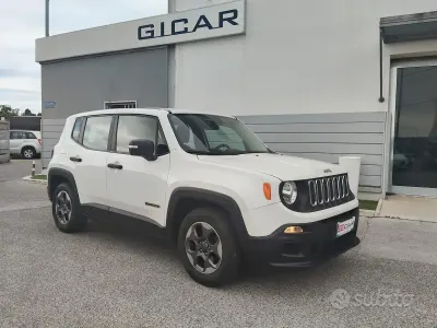 Usata Jeep Renegade 95 CV (69 kW) 2017 Bianco SUV