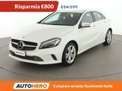 Usata Mercedes A180 Urban 109 CV (80 kW) 2017 Bianco Berlina