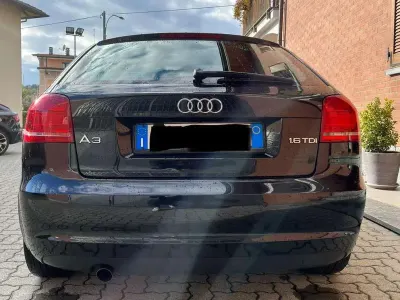 Usata Audi A3 Attraction 105 CV (77 kW) 2010 Nero Utilitaria