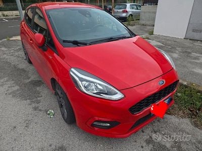 Usata Ford Fiesta ST-Line 86 CV (63 kW) 2019 Rosso Utilitaria