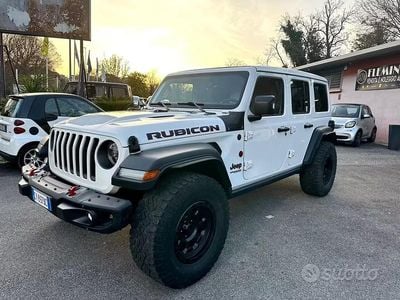 Usata Jeep Wrangler Unlimited Rubicon 272 CV (200 kW) 2018 Bianco SUV