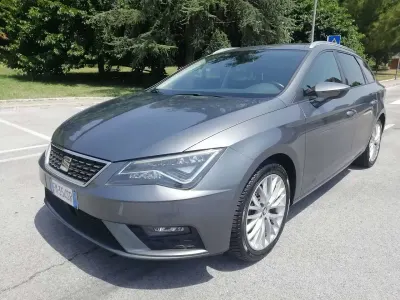 Usata Seat Leon ST Business 110 CV (80 kW) 2018 Grigio Station wagon