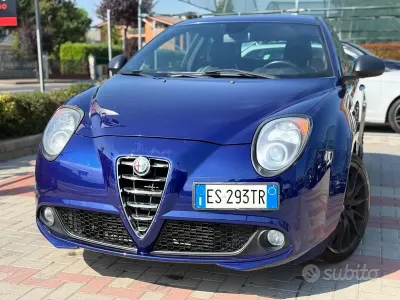 Usata Alfa Romeo MiTo Quadrifoglio Verde 170 CV (125 kW) 2013 Blu Utilitaria
