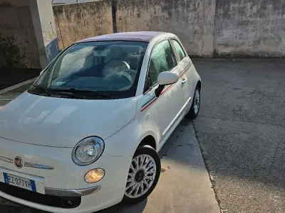 Usata Fiat 500C 95 CV (69 kW) 2015 Bianco Cabrio