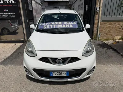 Usata Nissan Micra Acenta 80 CV (58 kW) 2014 Bianco Utilitaria
