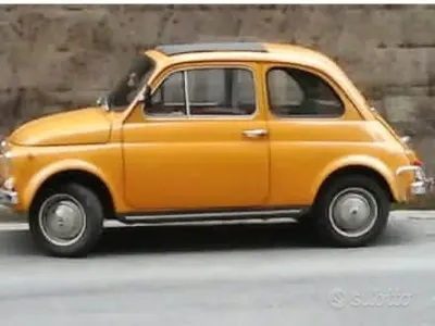 Usata Fiat 500 1960 Giallo Utilitaria