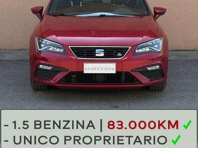 Usata Seat Leon FR 150 CV (110 kW) 2018 Rosso desire Berlina