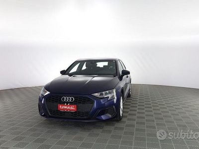 Usata Audi A3 116 CV (85 kW) 2021 Blu navarra Berlina
