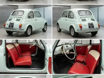 Usata Fiat 500 14 CV (10 kW) 1965 Blu/azzurro Utilitaria