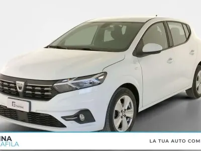Usata Dacia Sandero Comfort 91 CV (66 kW) 2021 Bianco ghiaccio Berlina