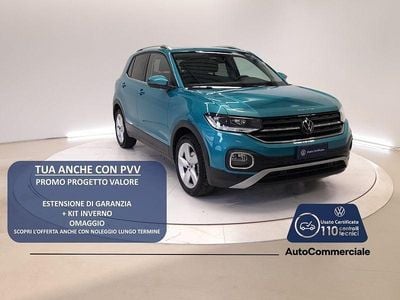 Usata VW T-Cross Advance 110 CV (80 kW) 2023 Azzurro SUV
