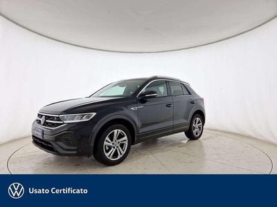 Usata VW T-Roc R-line 110 CV (80 kW) 2023 Deep black perlato SUV