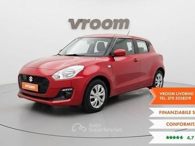 Usata Suzuki Swift 90 CV (66 kW) 2018 Rosso Utilitaria