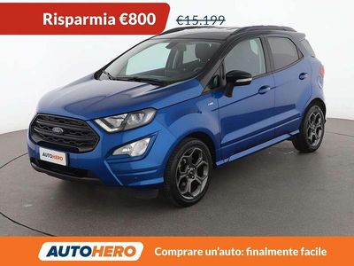 Usata Ford Ecosport ST-Line 101 CV (74 kW) 2019 Blu/azzurro SUV