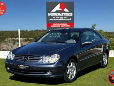 Usata Mercedes CLK320 Elegance 218 CV (160 kW) 2002 Blu Coupé