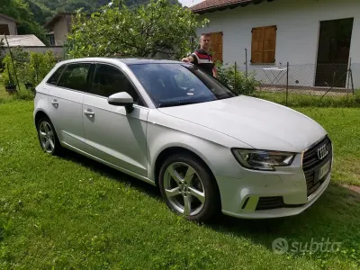 Usata Audi A3 Sport 150 CV (110 kW) 2020 Bianco Berlina