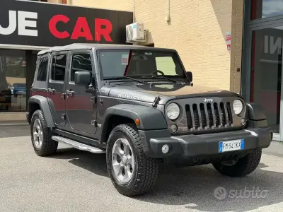 Usata Jeep Wrangler Unlimited Rubicon 200 CV (147 kW) 2017 Nero SUV