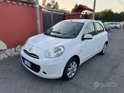 Usata Nissan Micra 80 CV (58 kW) 2011 Bianco Utilitaria