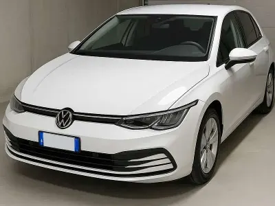 Usata VW Golf VII Style 150 CV (110 kW) 2020 Bianco Berlina