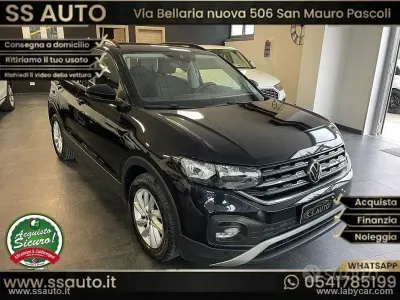 Usata VW T-Cross Advance 110 CV (80 kW) 2022 Nero SUV