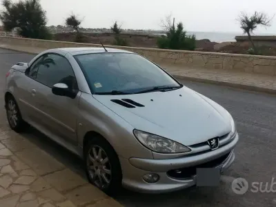 Usata Peugeot 206 CC 109 CV (80 kW) 2005 Grigio Cabrio
