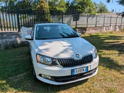 Usata Skoda Fabia Ambition 90 CV (66 kW) 2015 Bianco Station wagon