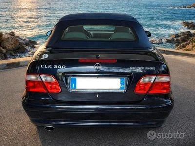 Usata Mercedes CLK200 2002 Blu Cabrio
