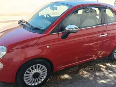 Usata Fiat 500 Lounge 69 CV (50 kW) 2009 Rosso Cabrio