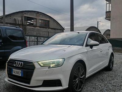 Usata Audi A3 Ambiente 116 CV (85 kW) 2019 Bianco Berlina