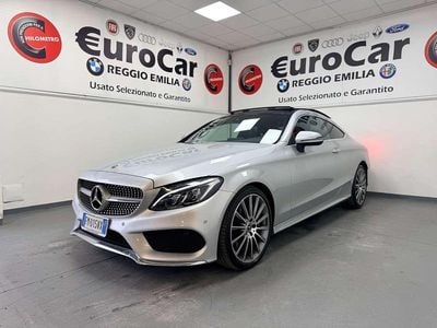 Usata Mercedes C250 Premium Plus 204 CV (150 kW) 2017 Argento Coupé