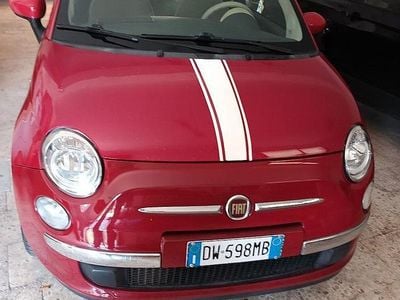 Usata Fiat 500 69 CV (50 kW) 2009 Rosso Cabrio