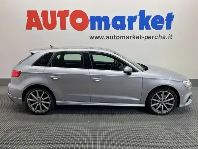 Usata Audi A3 Ambiente 184 CV (135 kW) 2019 Grigio Berlina