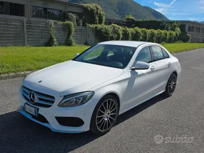 Usata Mercedes C200 Premium 136 CV (100 kW) 2015 Bianco Berlina