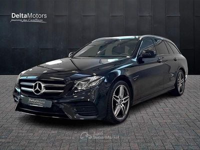 Usata Mercedes E220 Premium Plus 194 CV (142 kW) 2019 Nero Station wagon