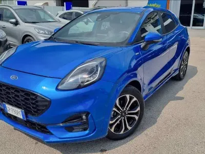 Begagnad Ford Puma ST-Line 125 HK (91 kW) 2023 Blå SUV