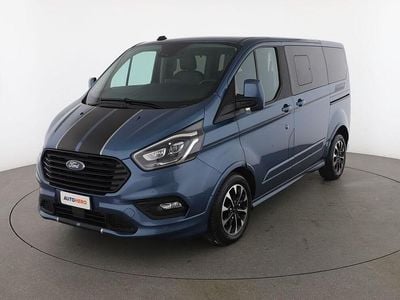 Usata Ford Tourneo Custom Sport 185 CV (136 kW) 2021 Blu Furgone