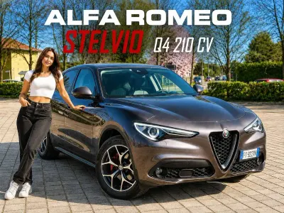 Usata Alfa Romeo Stelvio Lusso 209 CV (153 kW) 2019 Grigio SUV