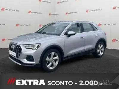 Usata Audi Q3 Advanced 150 CV (110 kW) 2019 Argento SUV