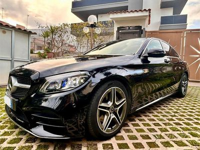 Usata Mercedes C220 Premium Plus 194 CV (142 kW) 2019 Nero Berlina