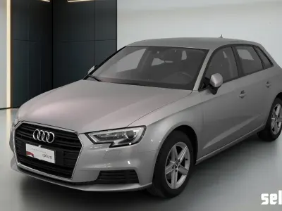 Usata Audi A3 Business 110 CV (80 kW) 2017 N2s argento metallizzato Berlina