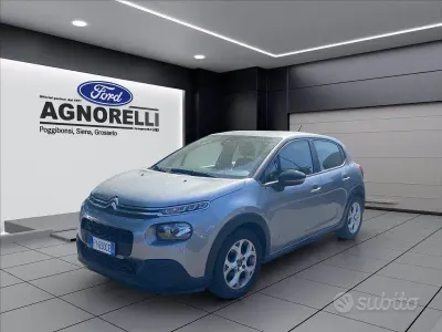Usata Citroën C3 PureTech 83 CV (61 kW) 2019 Grigio Utilitaria