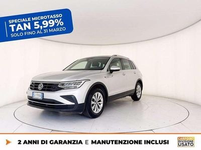 Usata VW Tiguan Life 150 CV (110 kW) 2021 Argento SUV