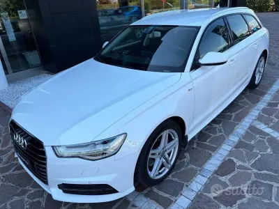 Usata Audi A6 S-Line 190 CV (139 kW) 2018 Bianco Station wagon