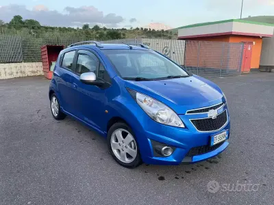 Begagnad Chevrolet Spark LT 79 HK (58 kW) 2011 Blå Halvkombi
