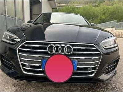 Usata Audi A5 Cabriolet Advanced Plus 190 CV (139 kW) 2018 Blu/azzurro Cabrio