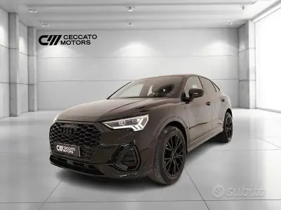 Usata Audi Q3 Sportback S-Line 150 CV (110 kW) 2020 Nero SUV