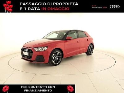 Usata Audi A1 Sportback Admired 95 CV (69 kW) 2025 Rosso progressivo metallizzato nero mito metallizzato Utilitaria