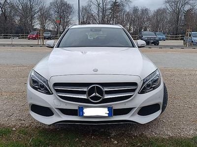 Usata Mercedes C200 150 CV (110 kW) 2016 Bianco Station wagon